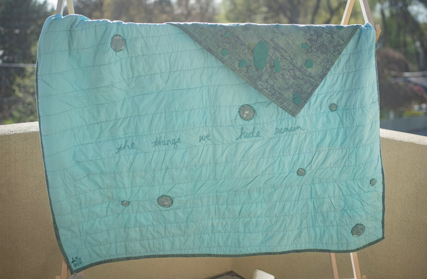'the things we hide remain' Quilt