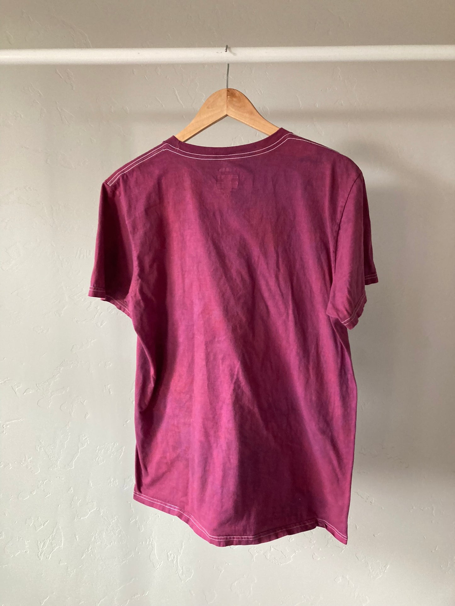 Burgundy Tee- L