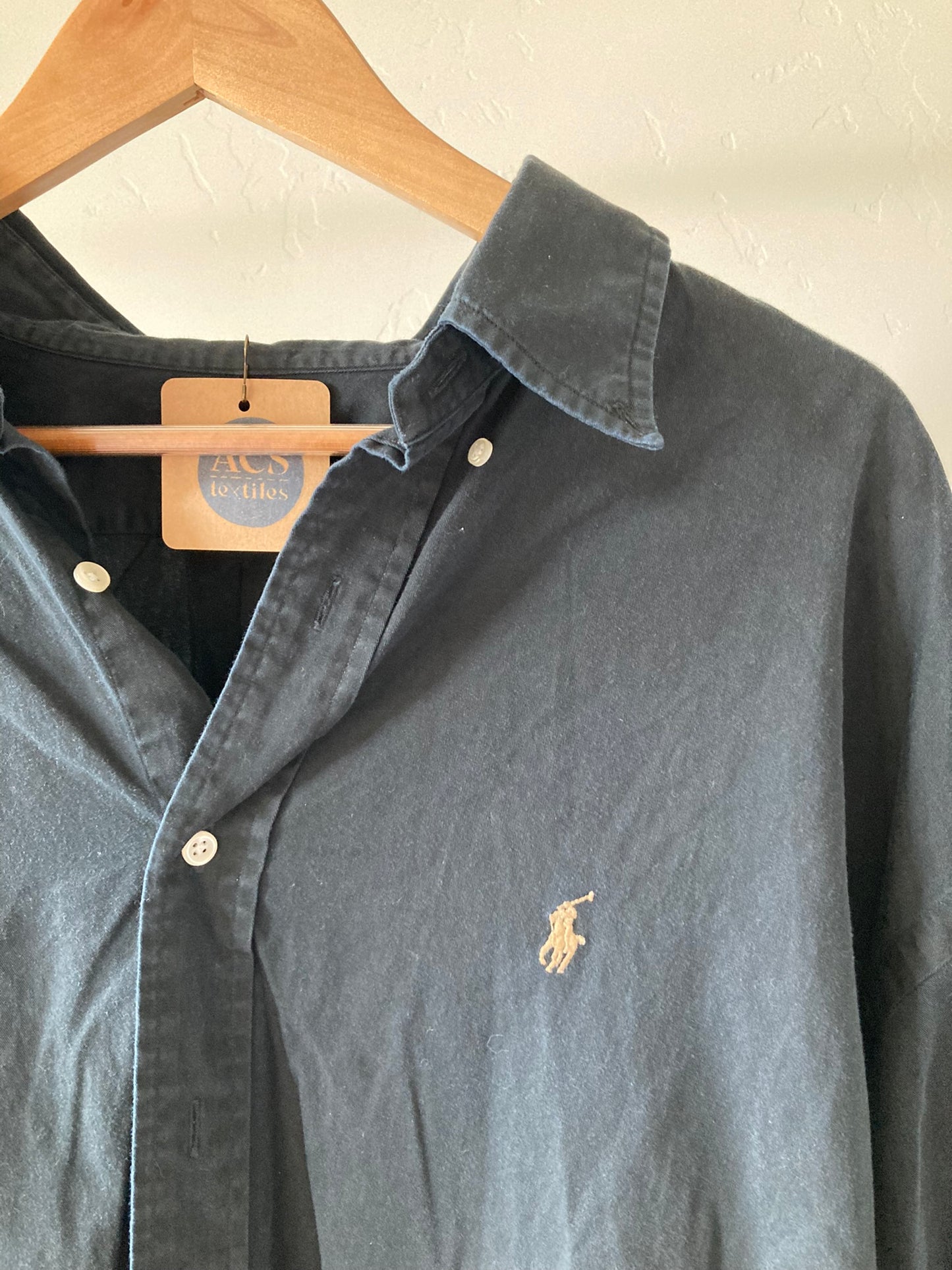 Black Button-Up- XXL