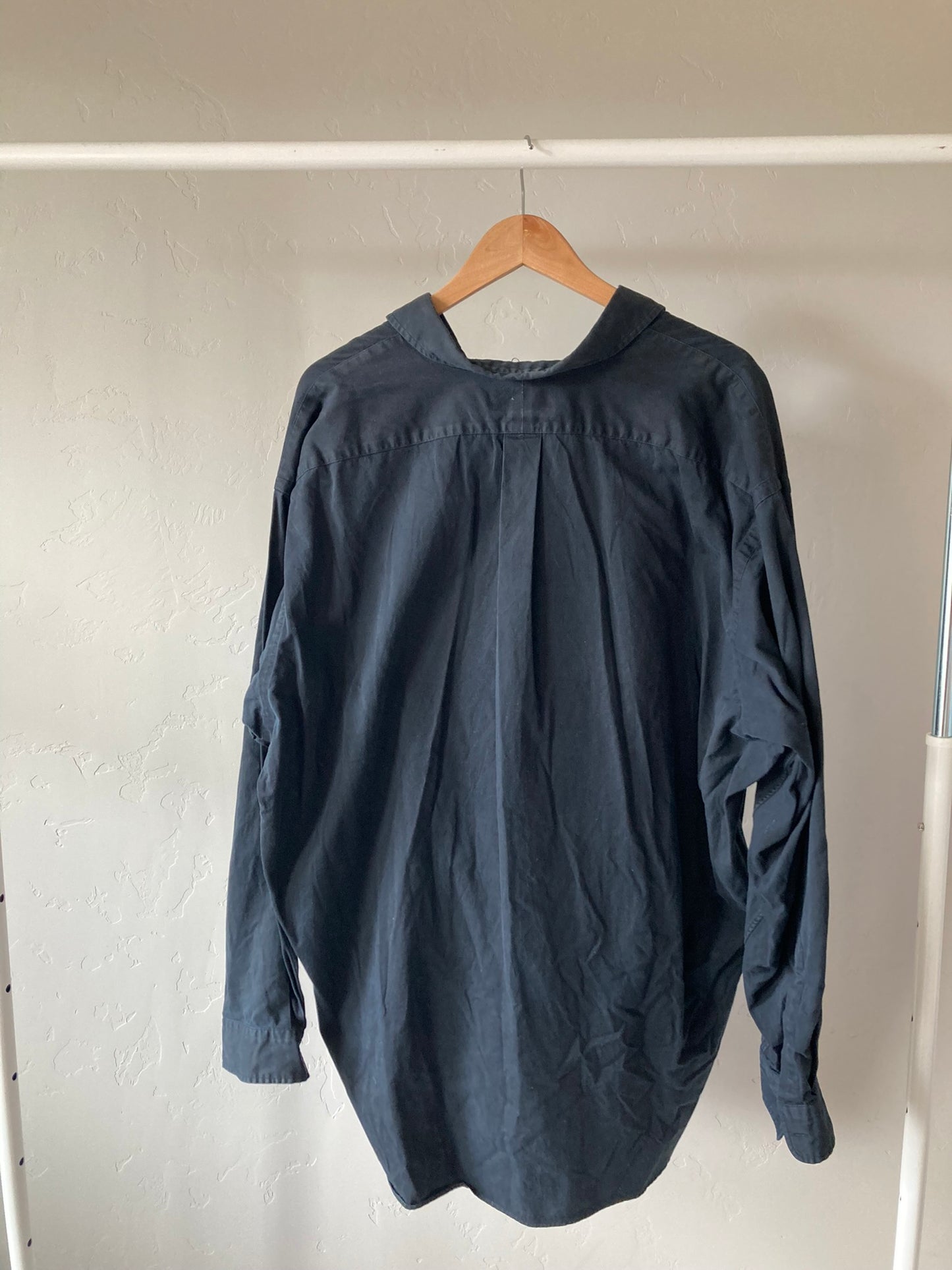 Black Button-Up- XXL