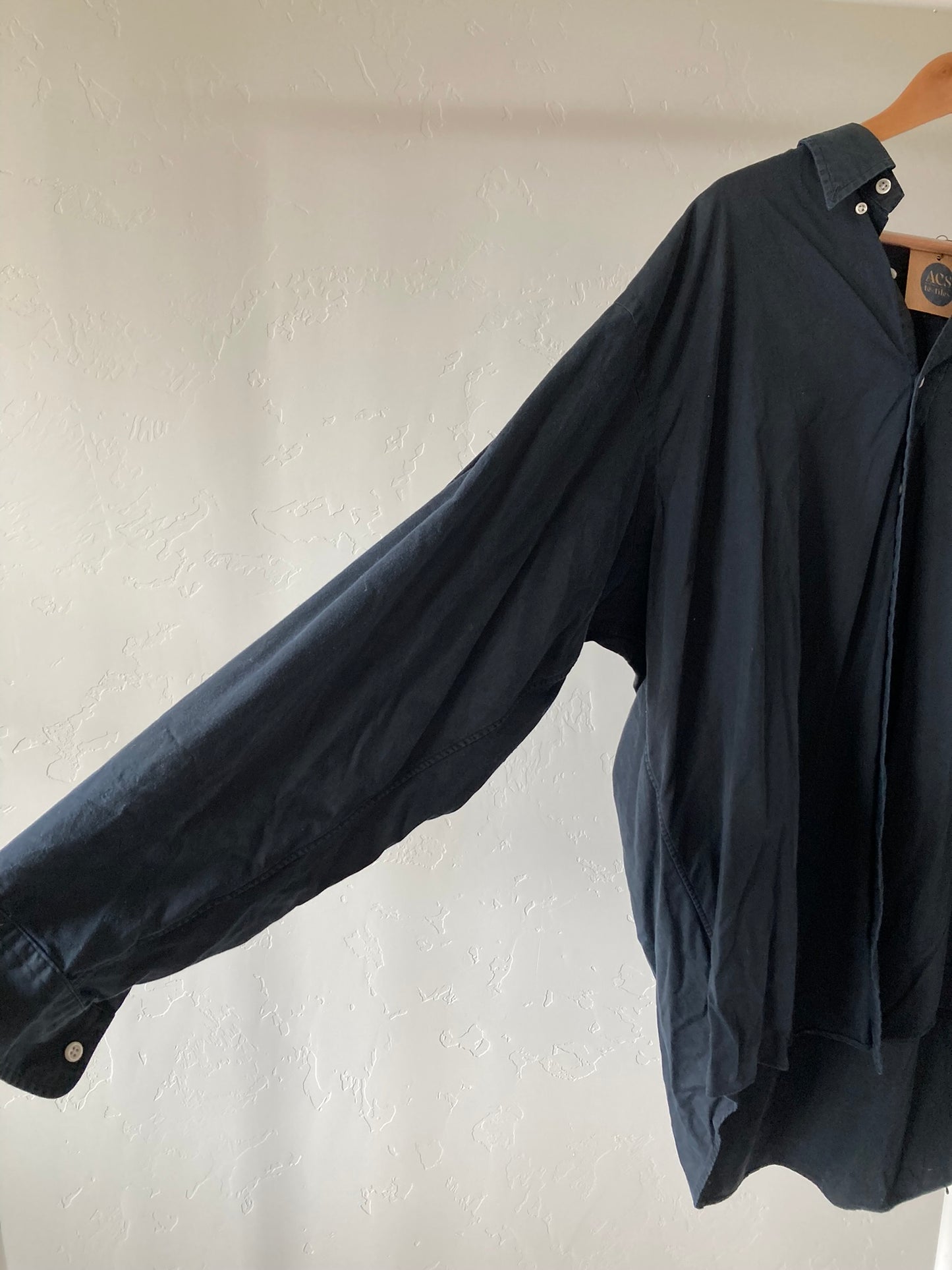 Black Button-Up- XXL