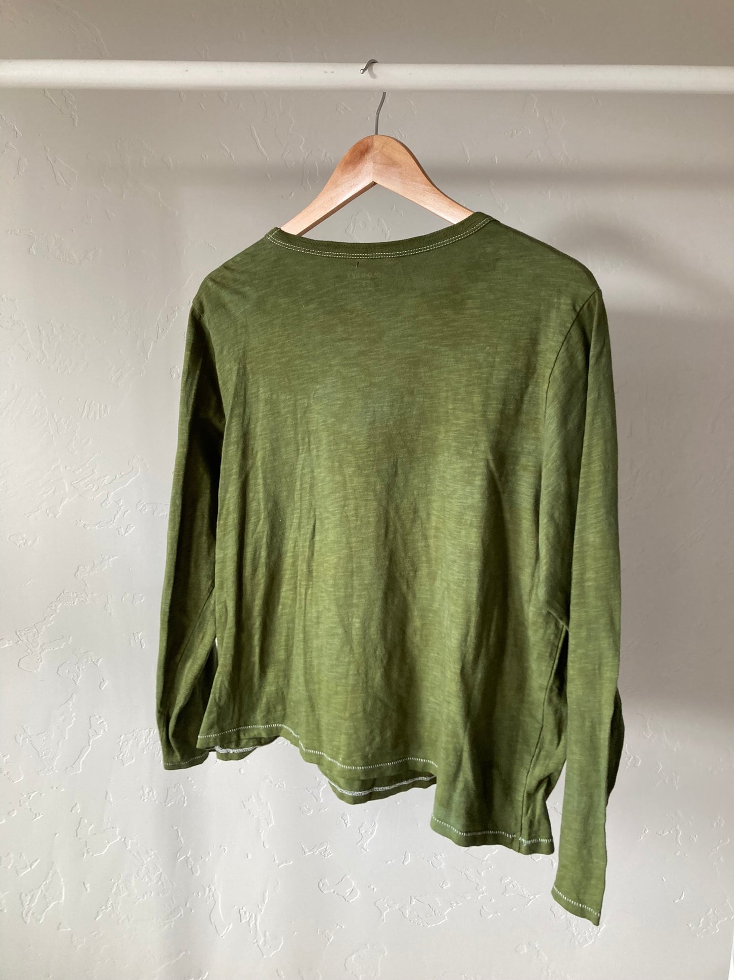 Moss Long Sleeve Tee- XL
