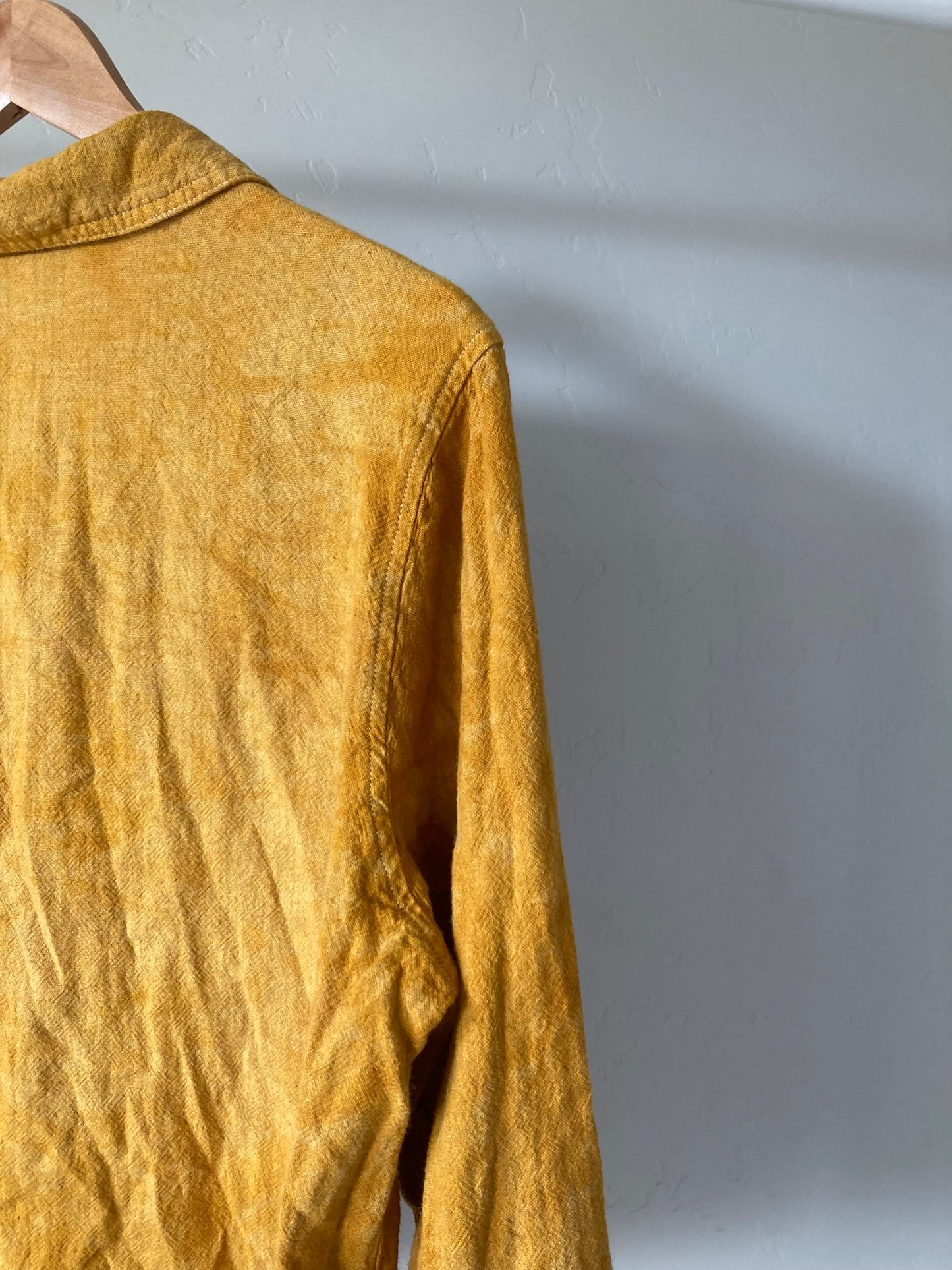 Linen Blend Button-Up- XL