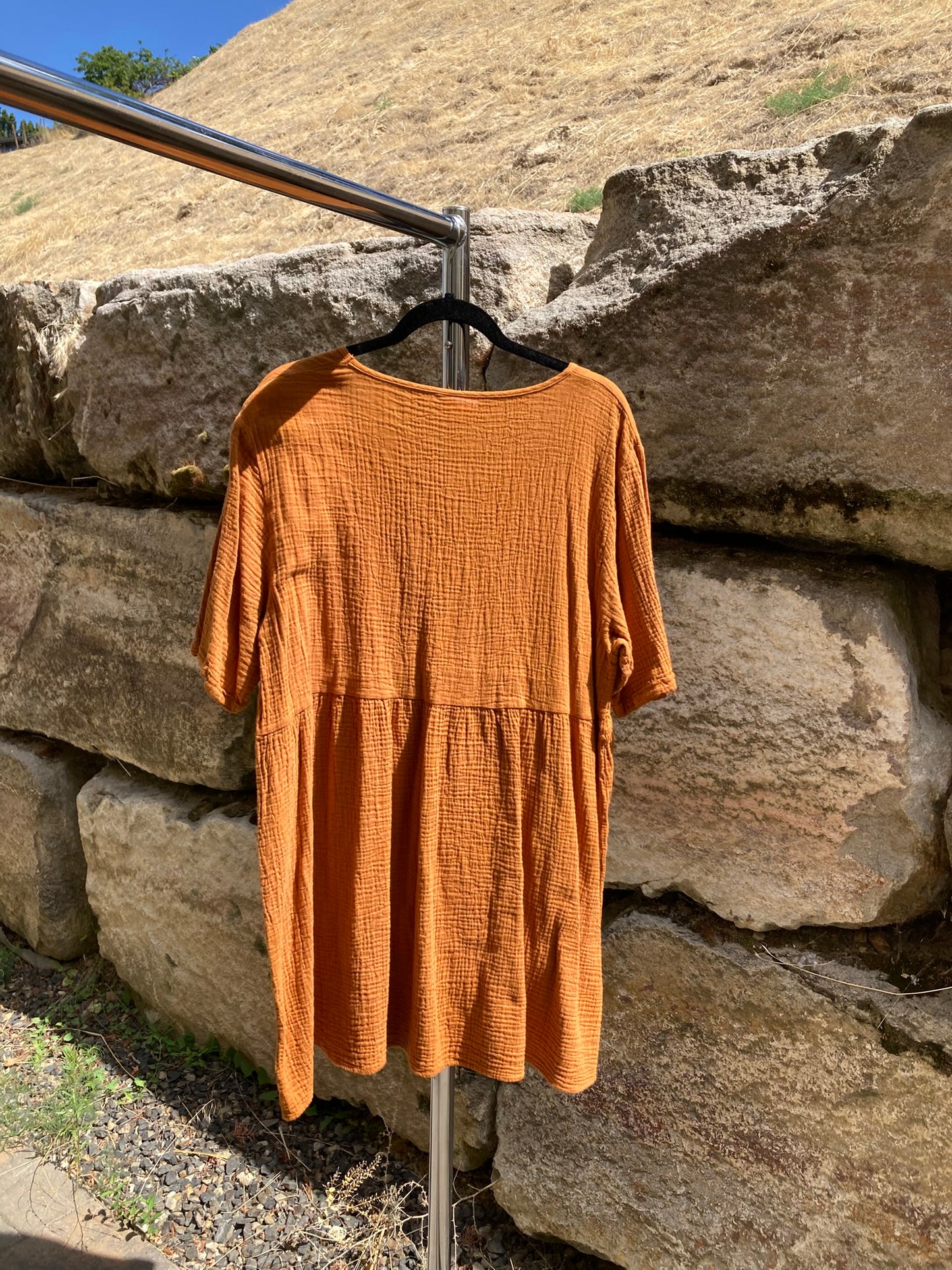 Burnt Orange Dress- XL