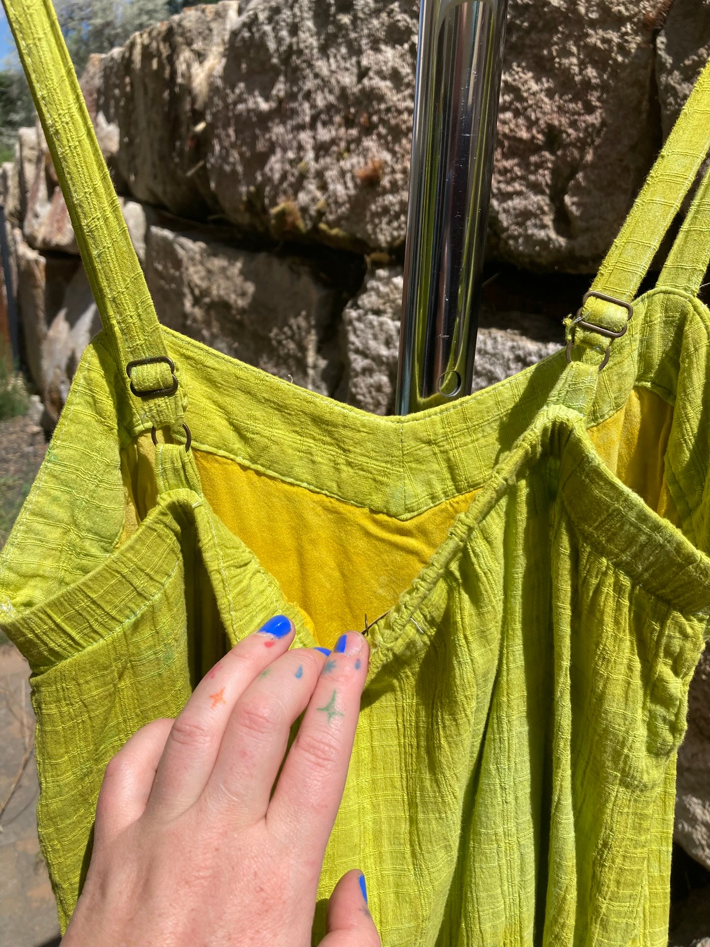 Chartreuse Dress- S
