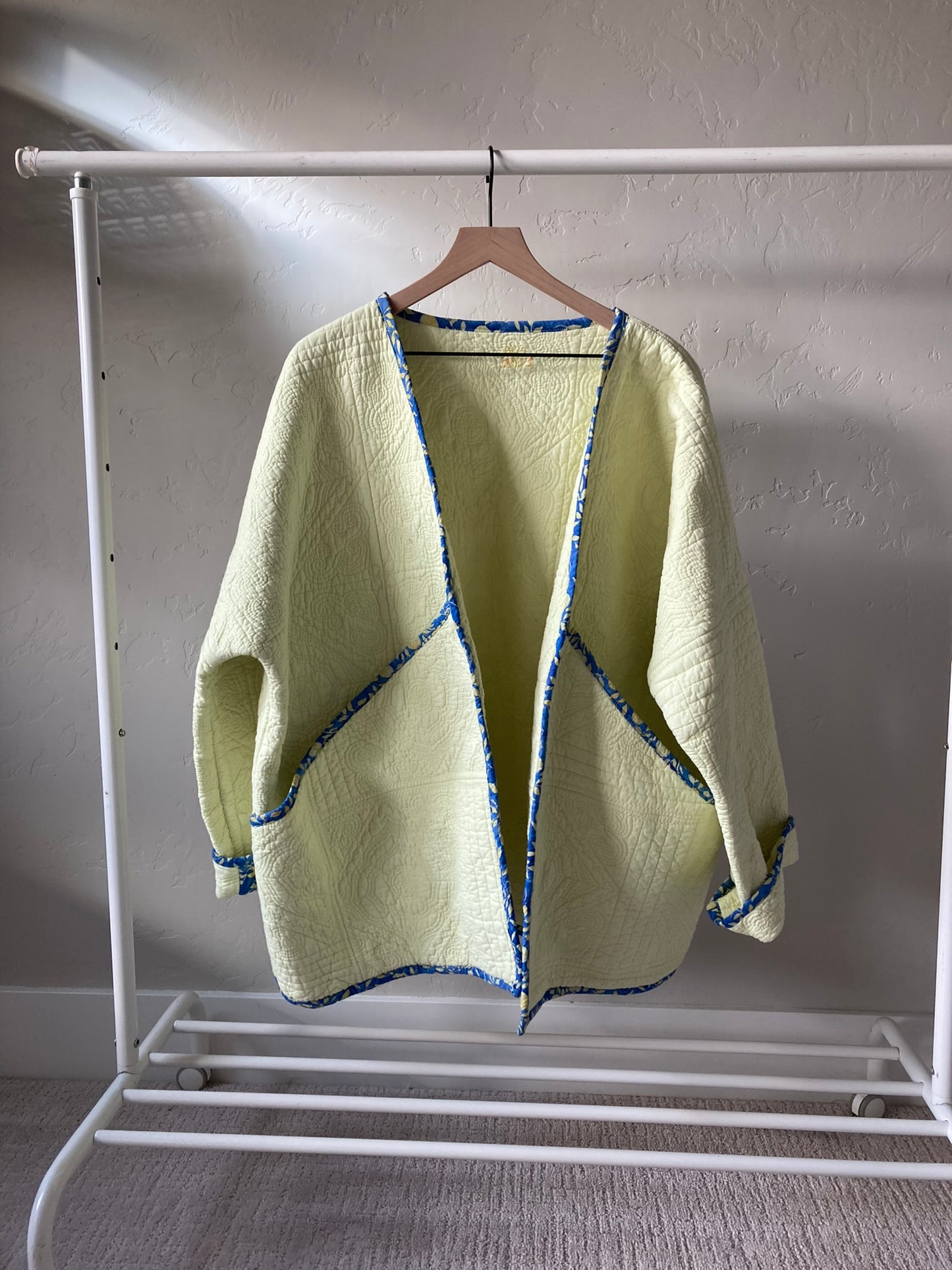 Buttercream Quilt Coat- XL