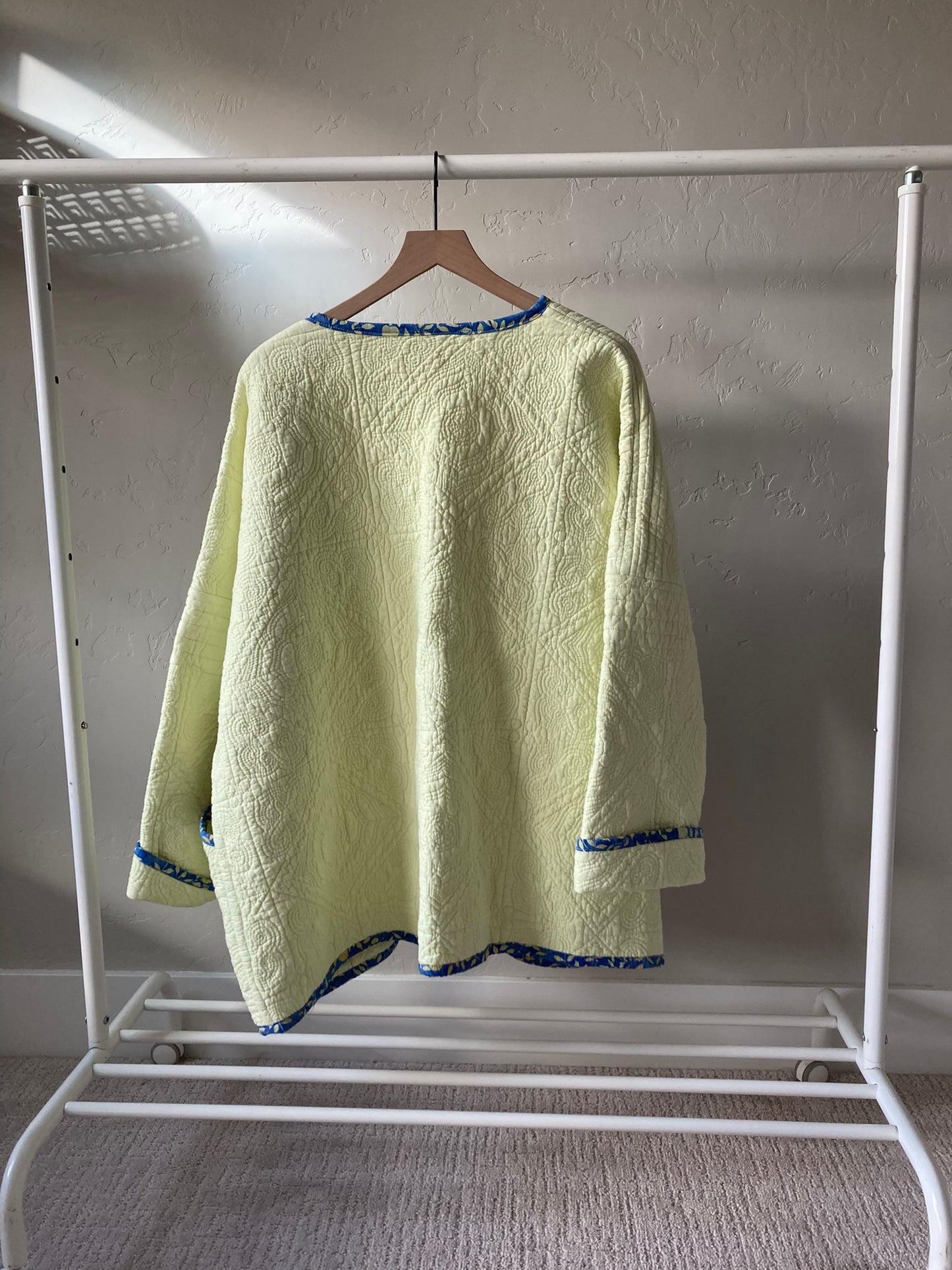 Buttercream Quilt Coat- XL