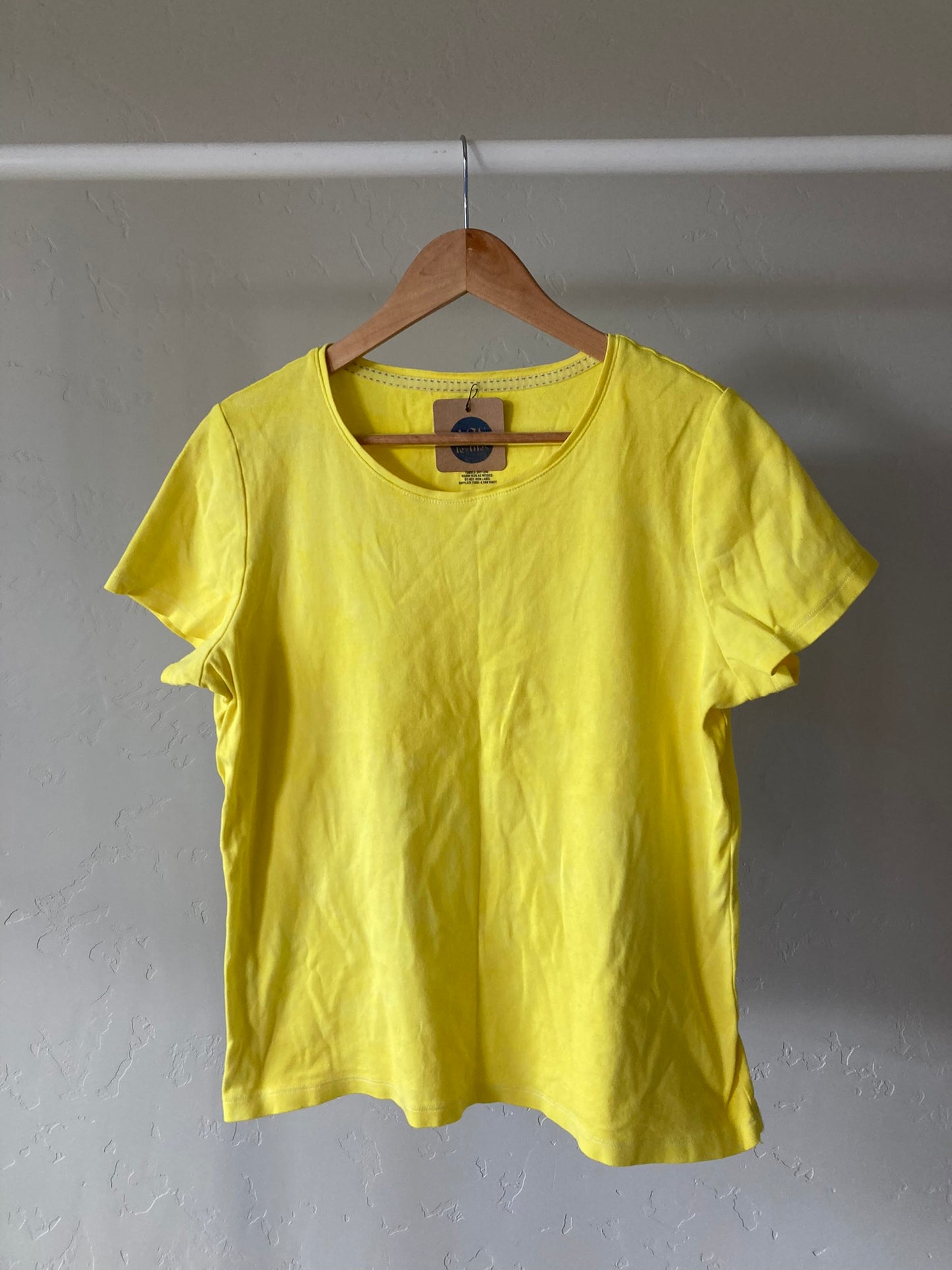 Bright Yellow Tee- XL