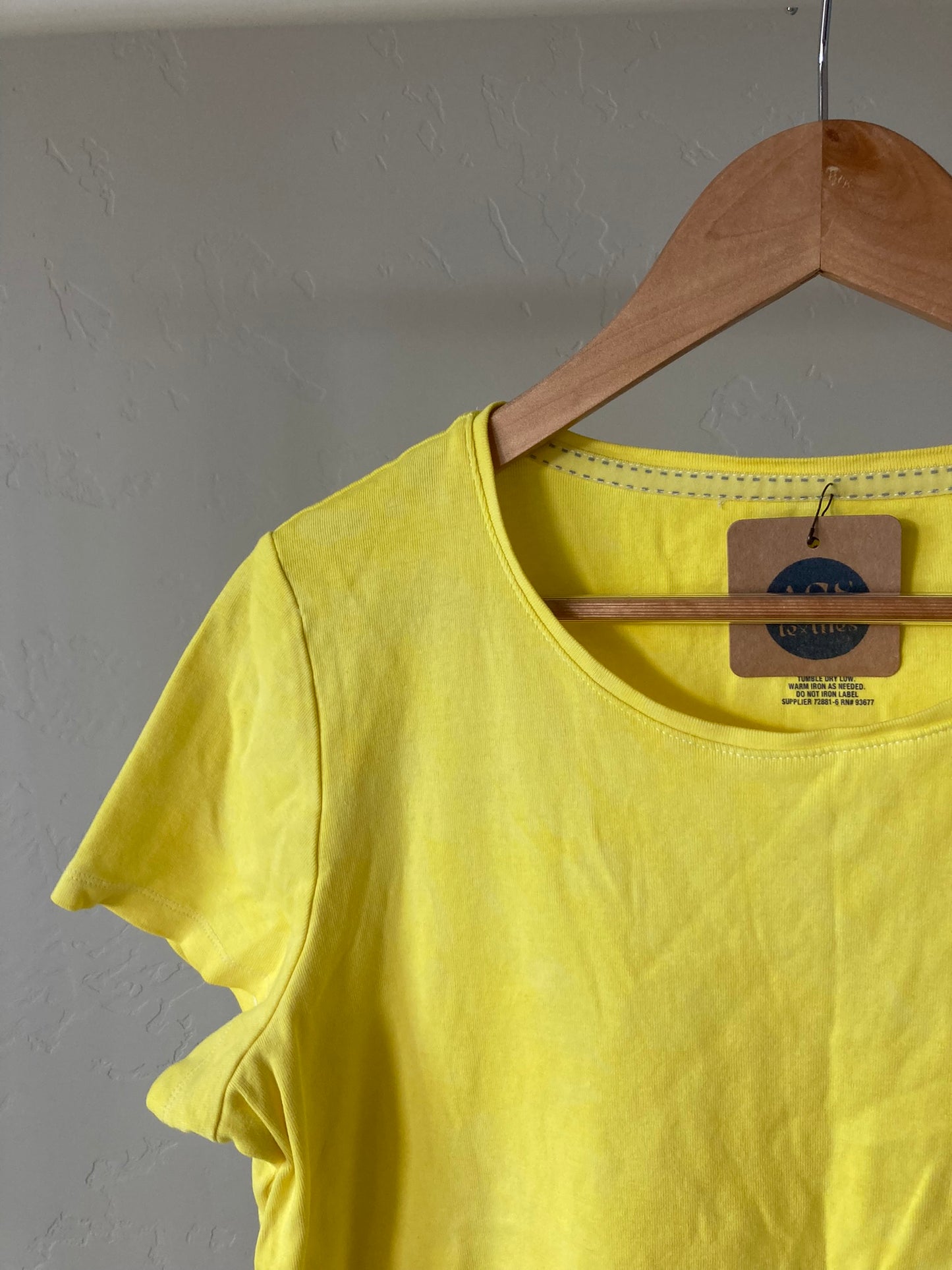 Bright Yellow Tee- XL