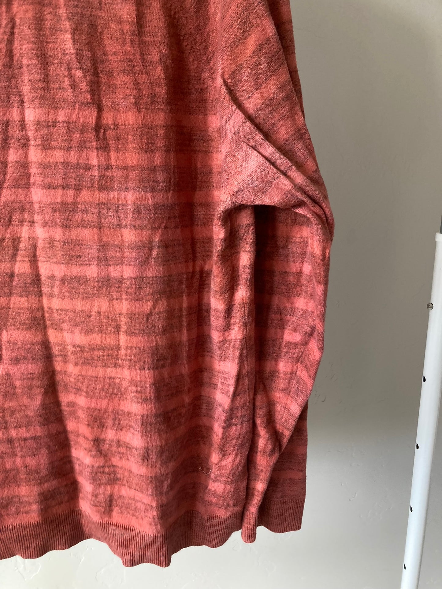 Striped Terracotta Sweater- XXL