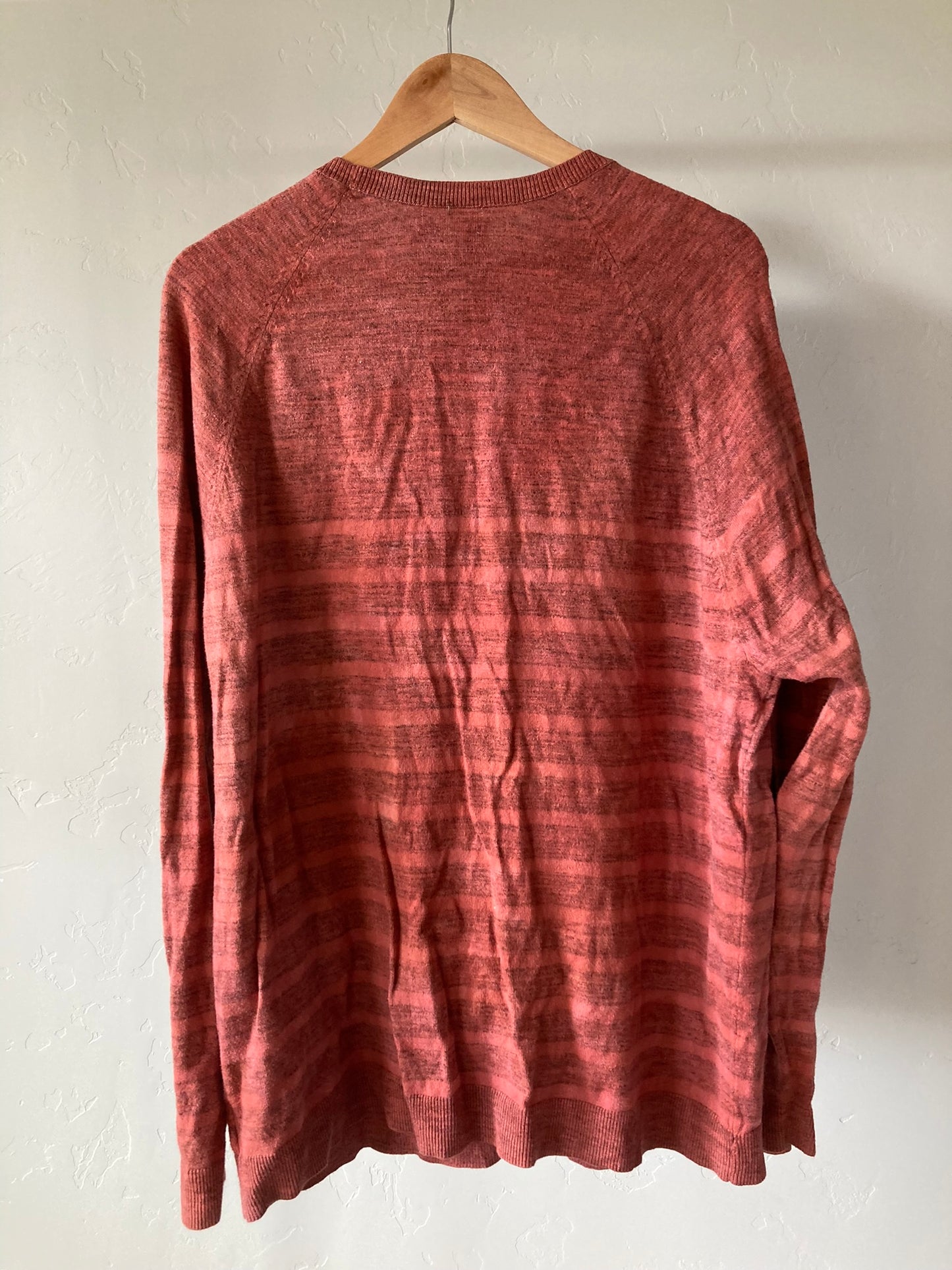 Striped Terracotta Sweater- XXL