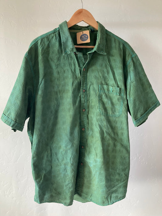 Short Sleeve Button-Up- XXL