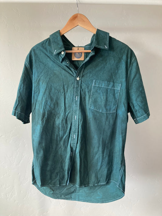 Short Sleeve Button-Up- XL