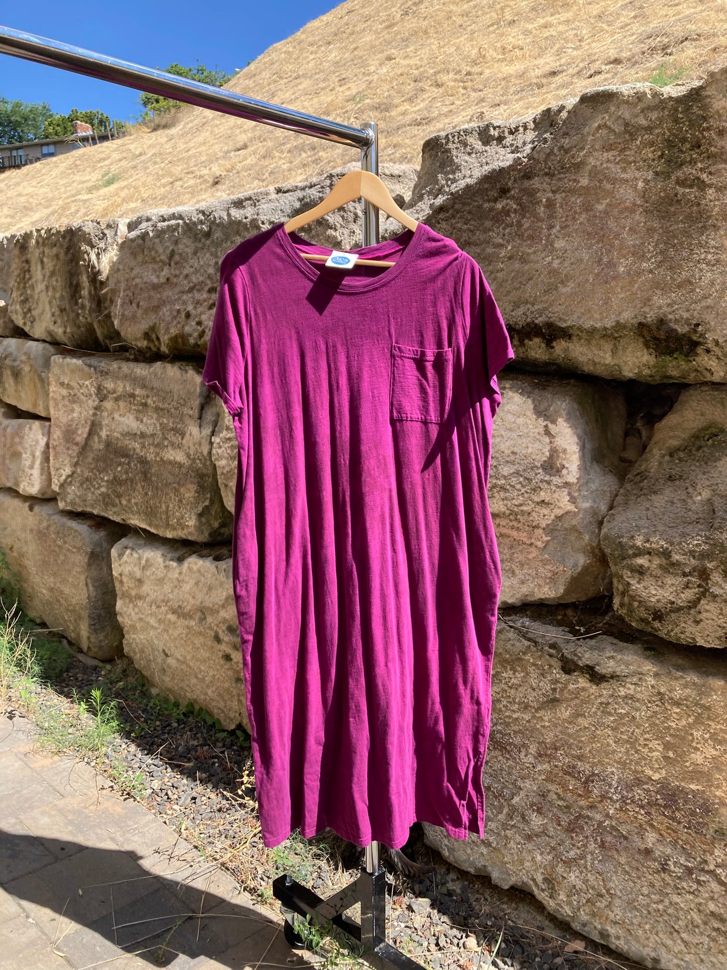 Purple Tee Dress- 2X