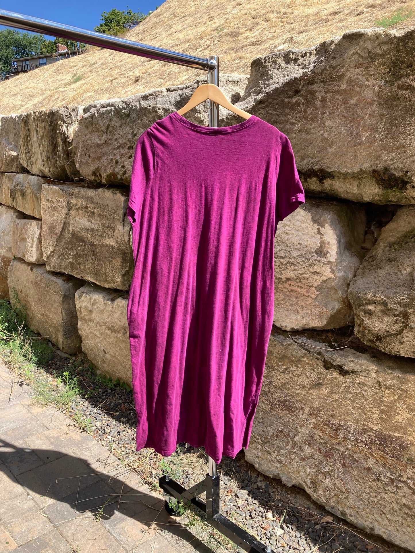 Purple Tee Dress- 2X