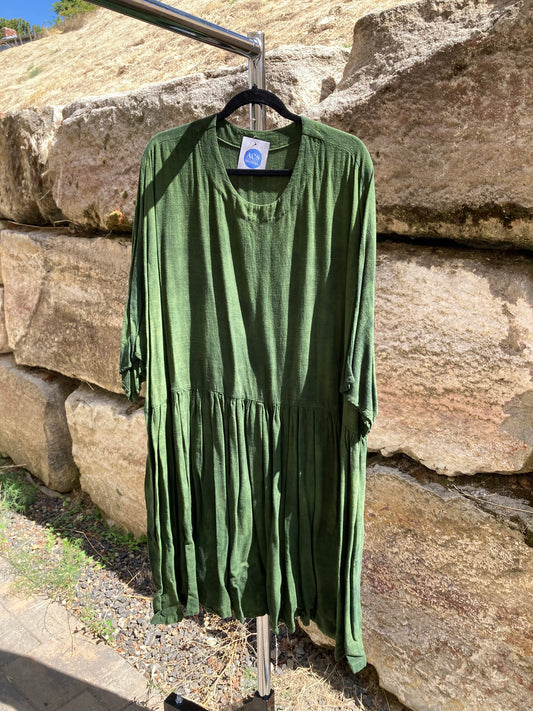 Forest Green Dress- 4X