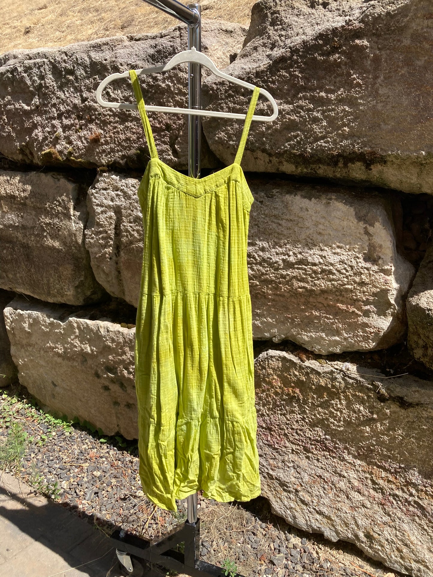 Chartreuse Dress- S