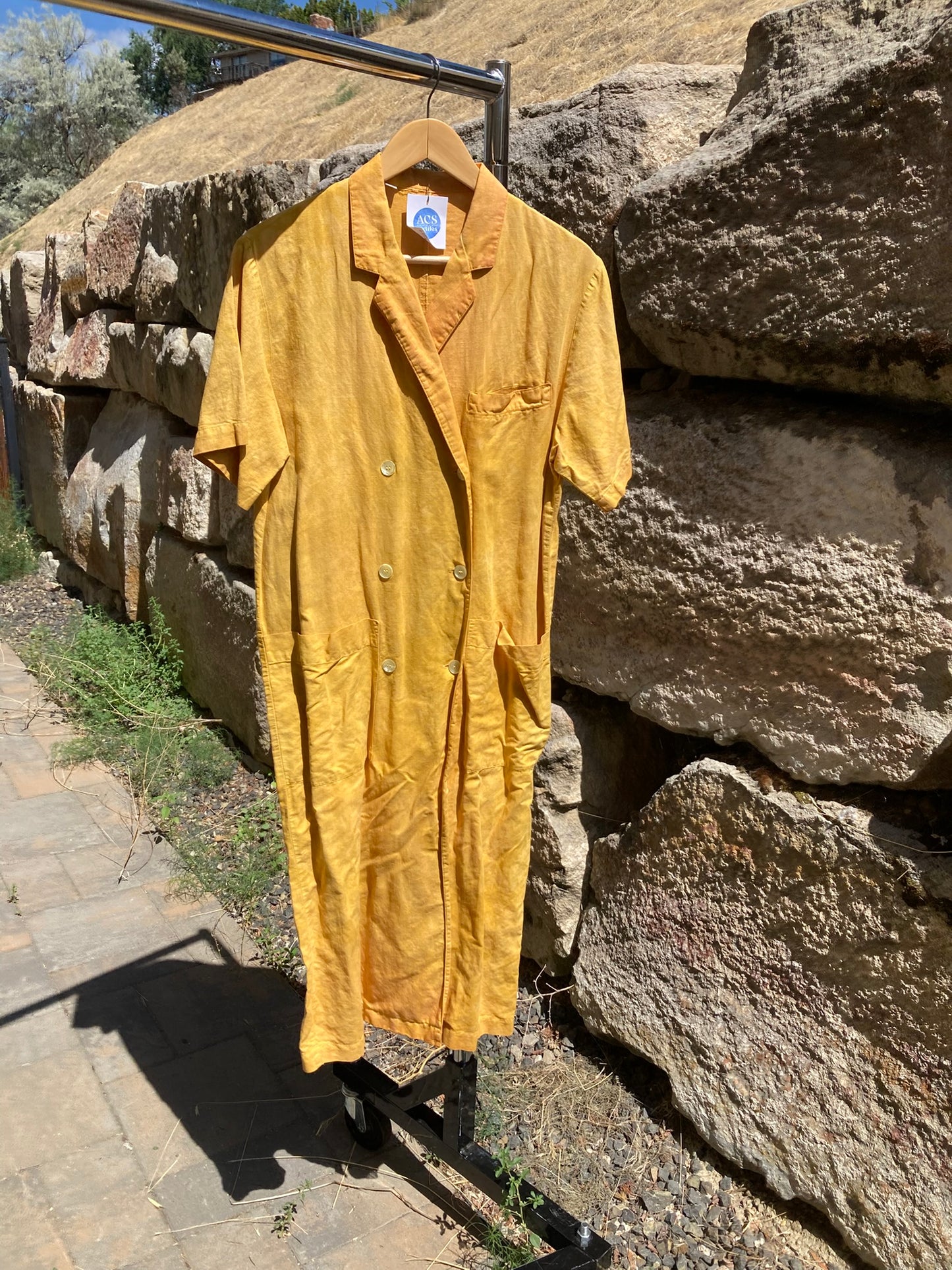 Mustard Yellow Dress- S