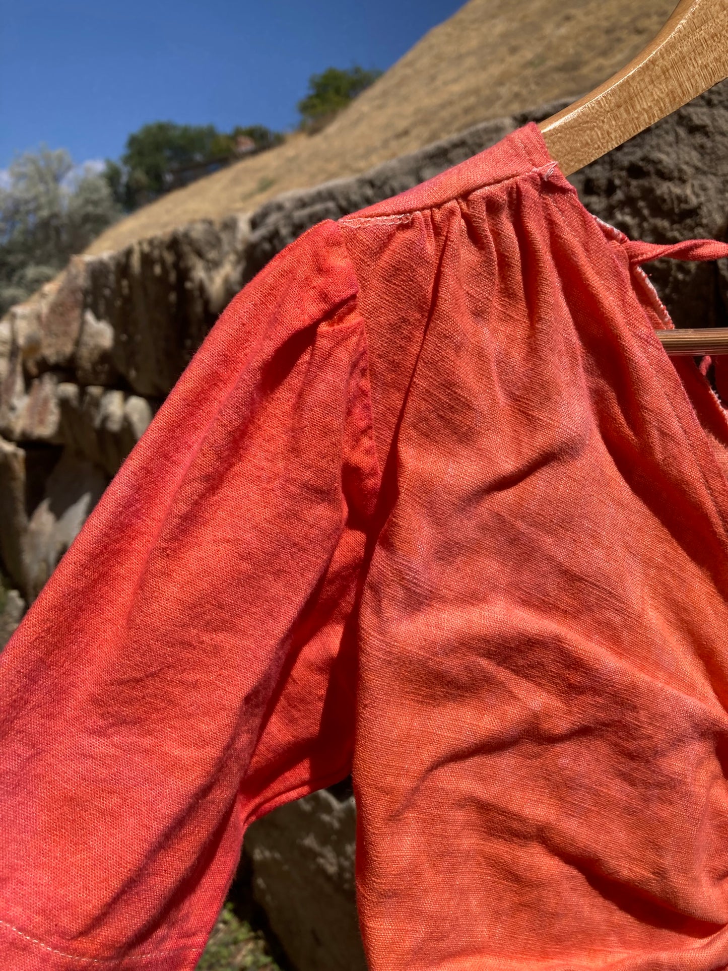 Blush Orange Dress- XS