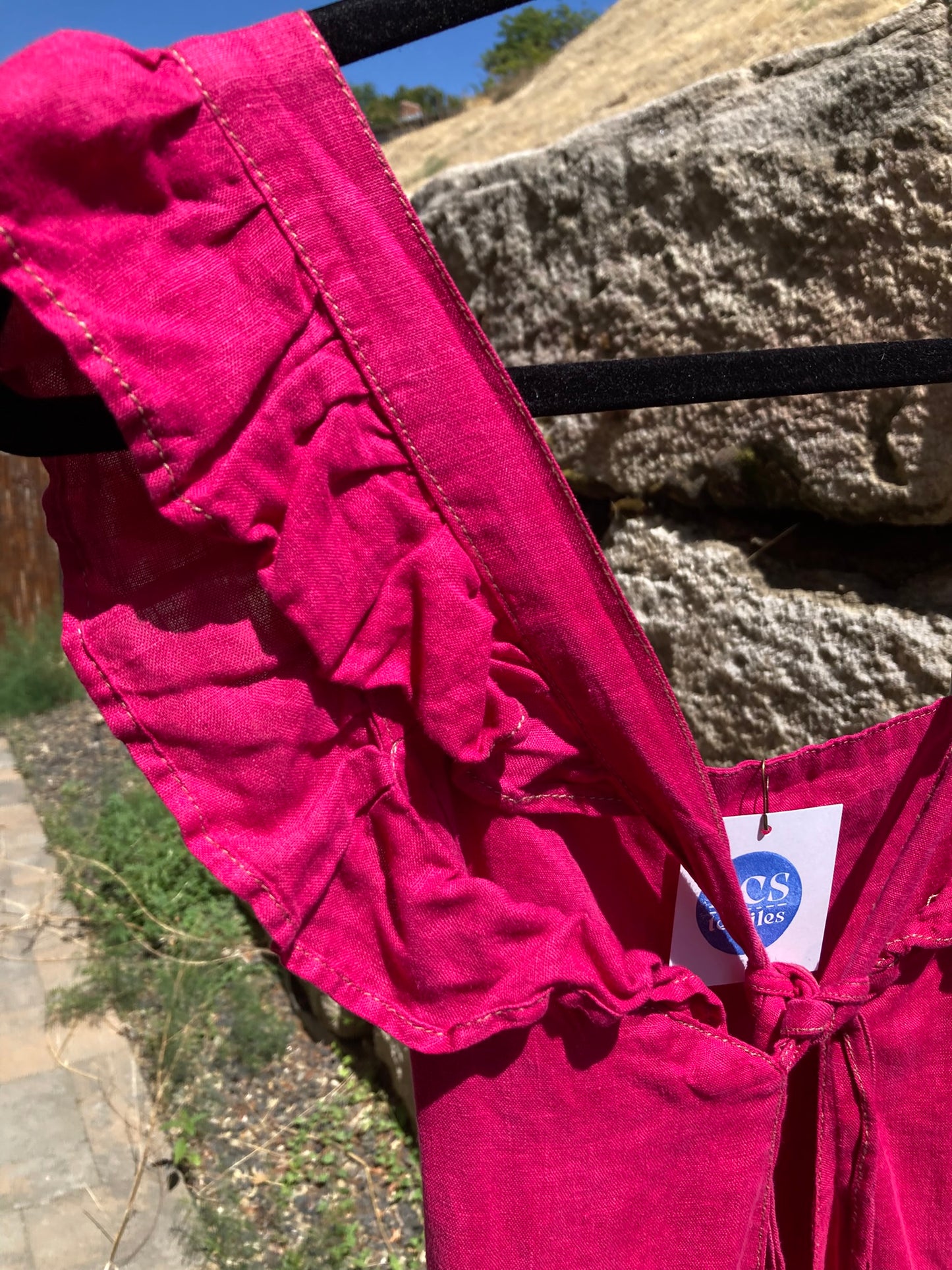 Hot Pink Jumpsuit- M