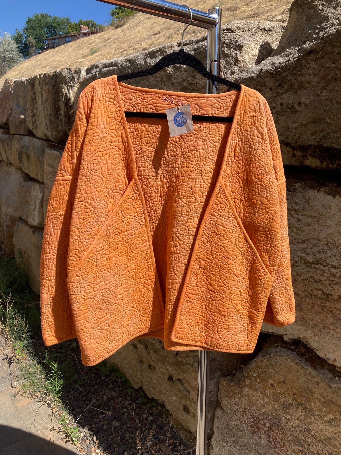 Orange Crush Quilt Coat