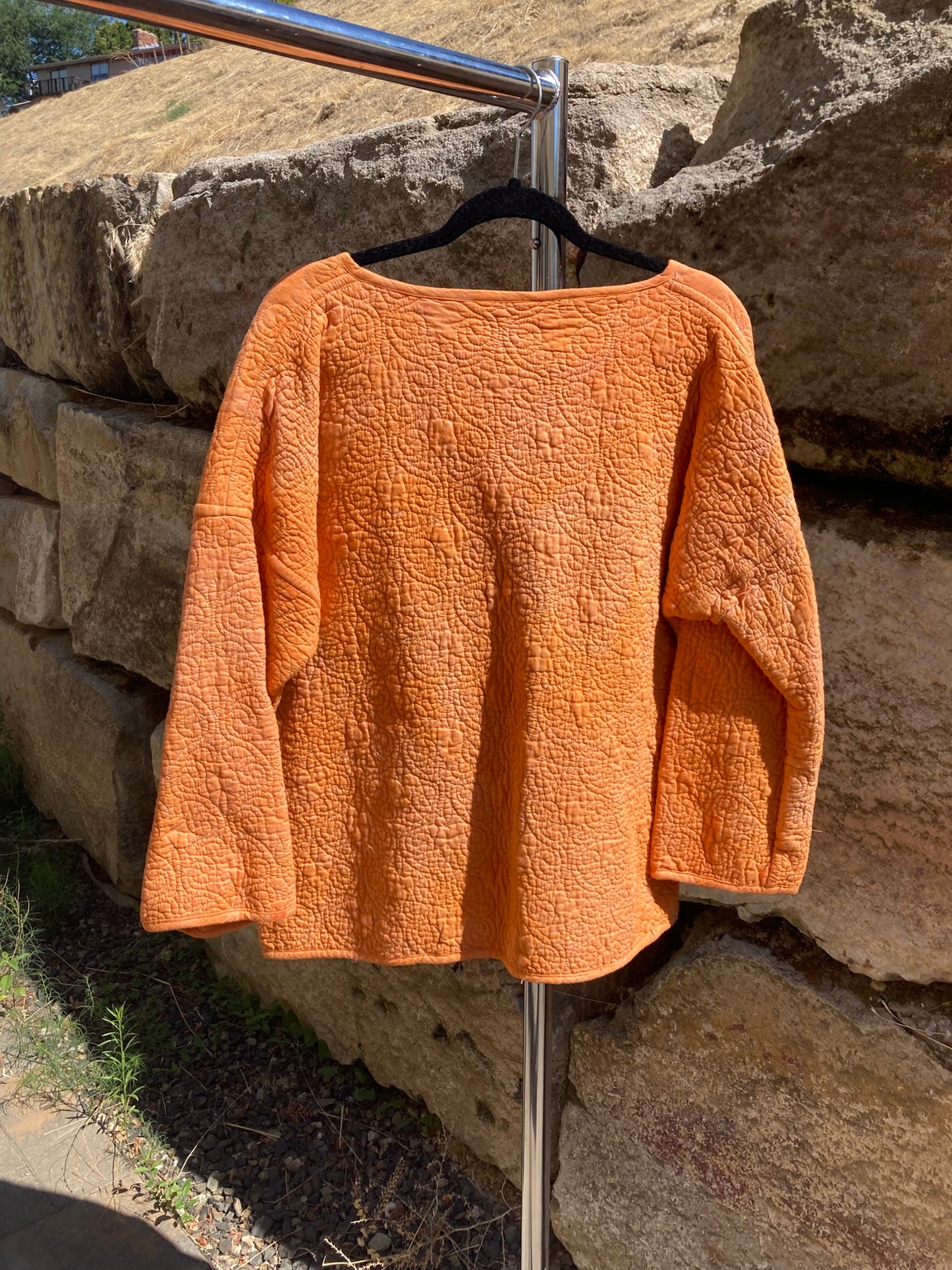 Orange Crush Quilt Coat
