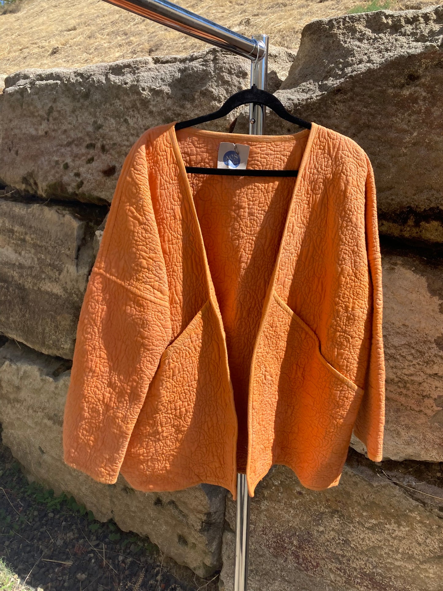 Orange Crush Quilt Coat