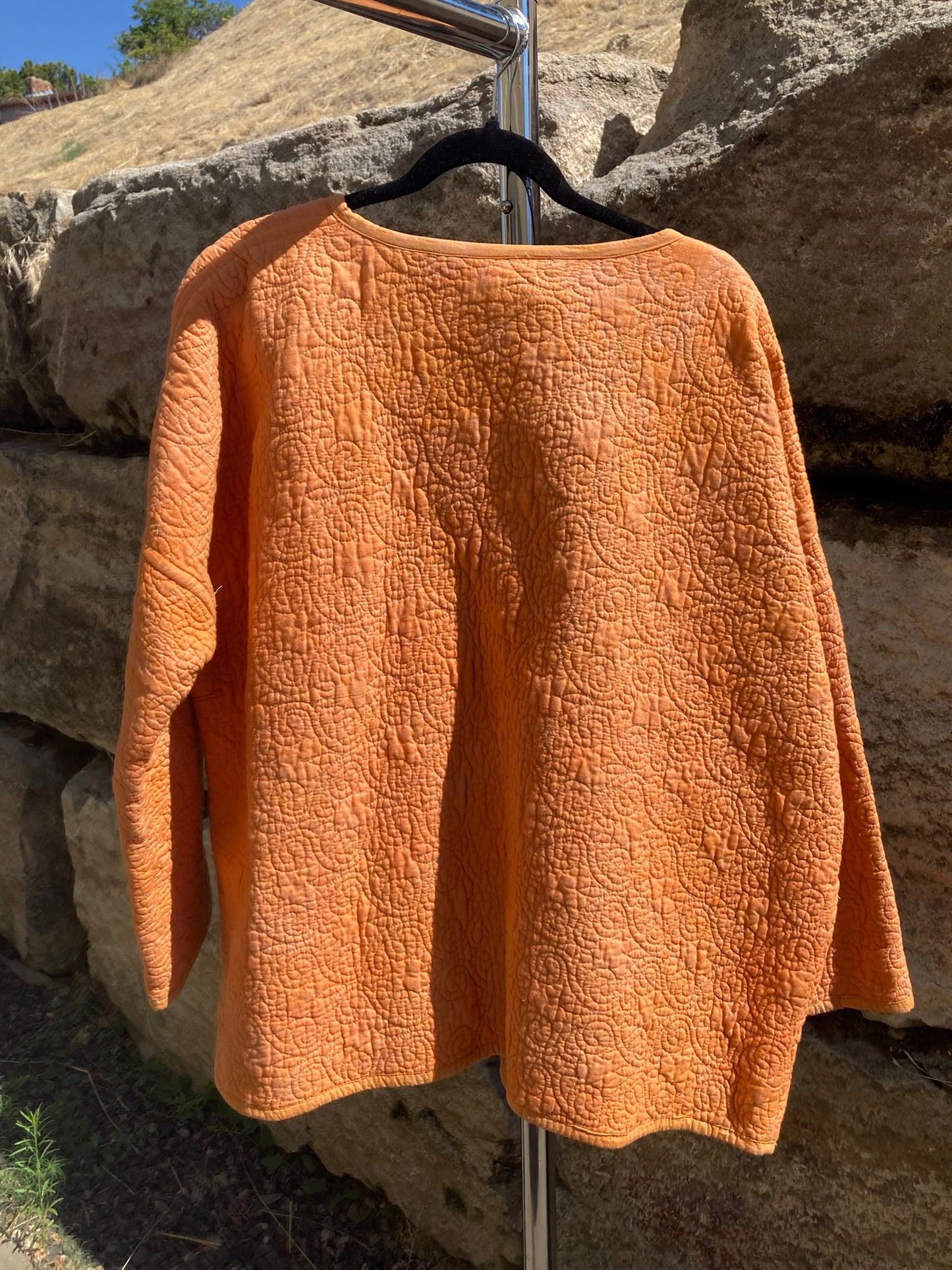 Orange Crush Quilt Coat