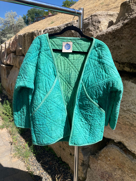 Emerald Quilt Coat