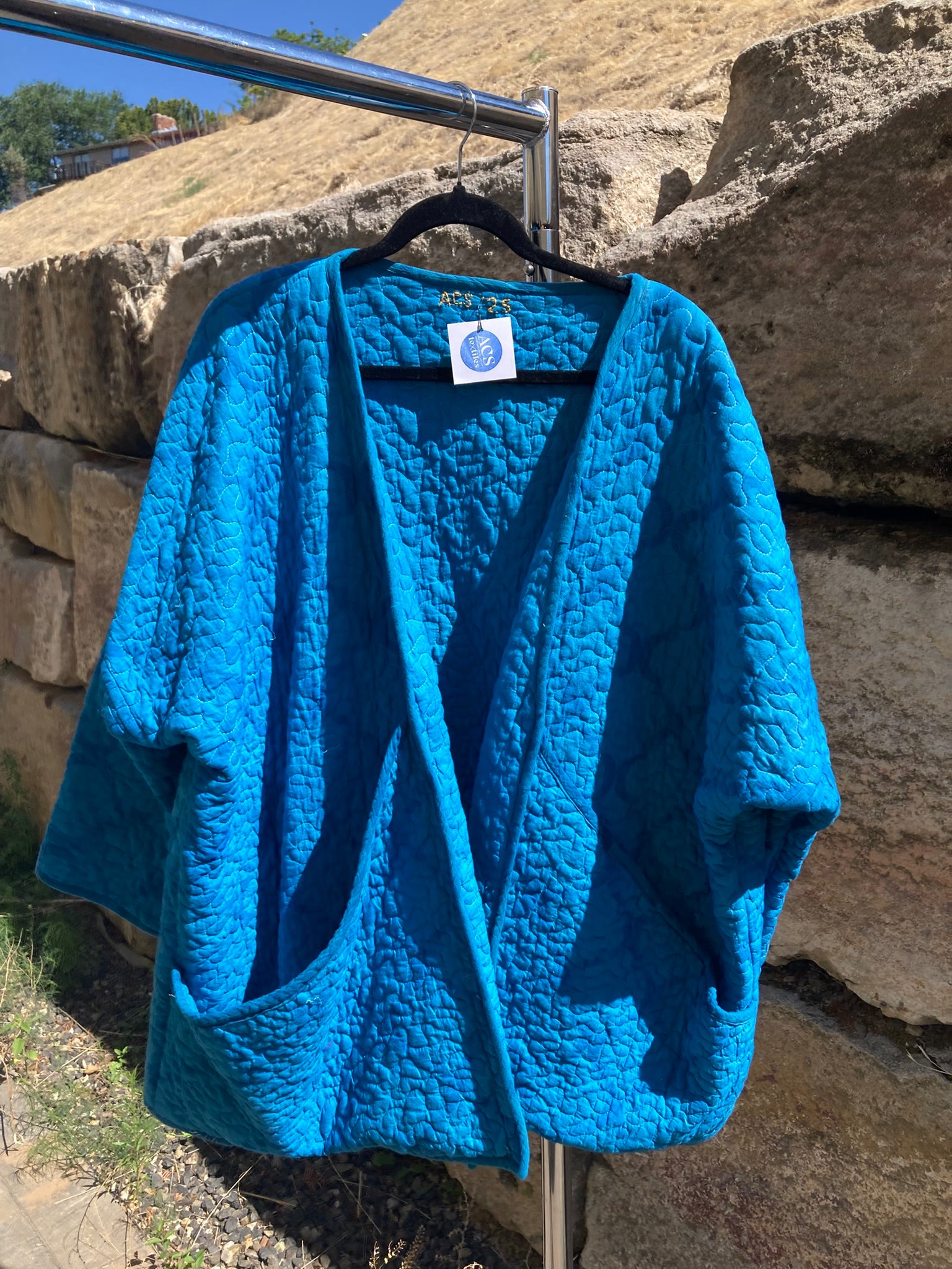 XL quilt coat front
