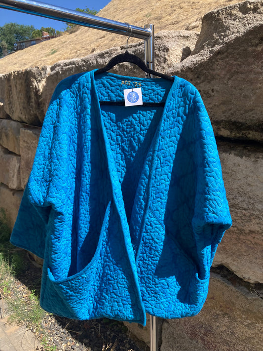 XL quilt coat front