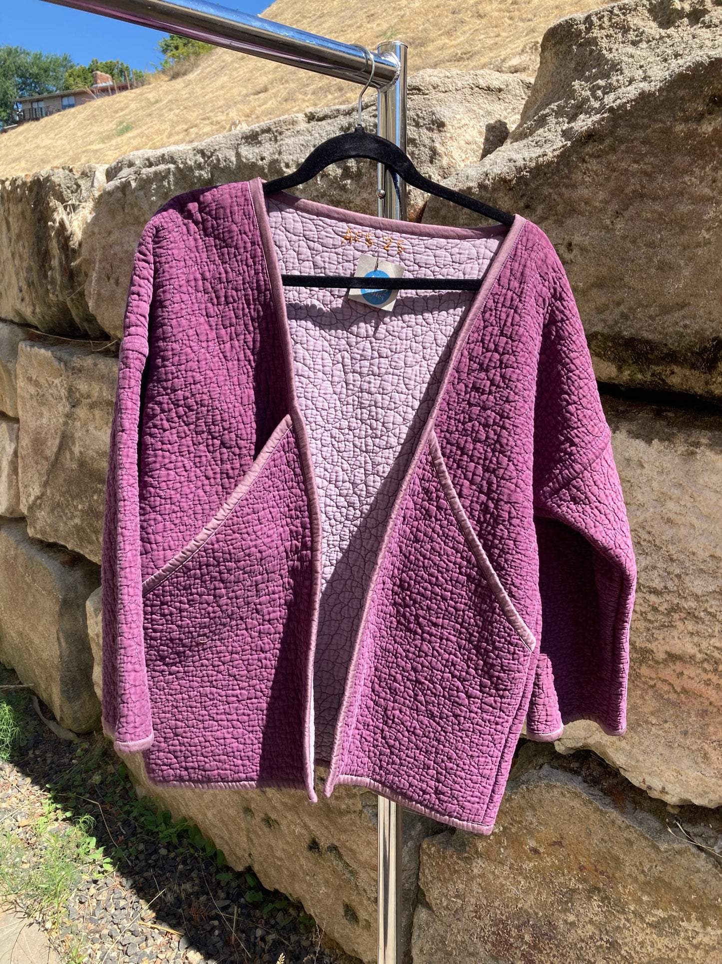 Purple Quilt Coat