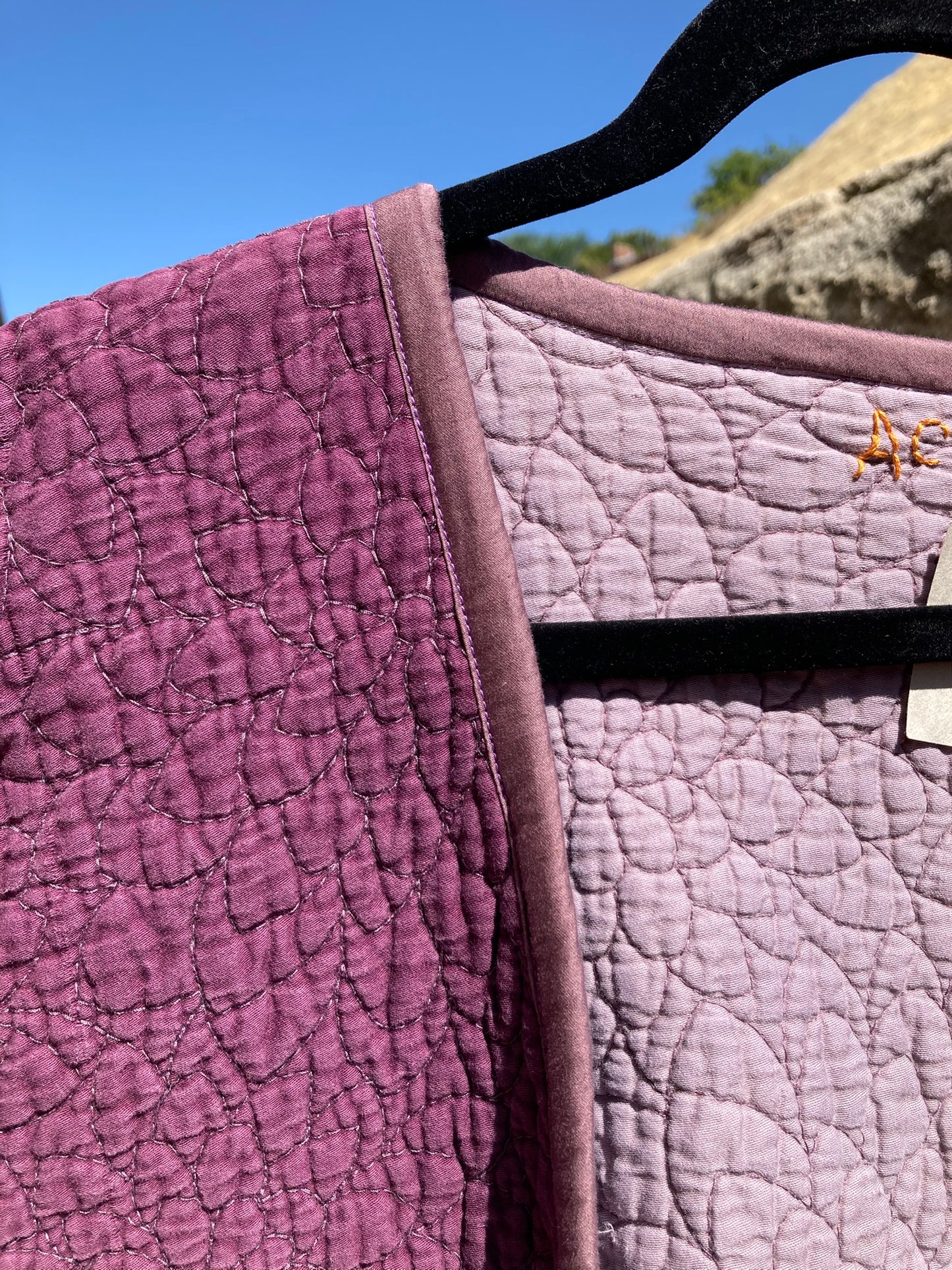 Purple Quilt Coat