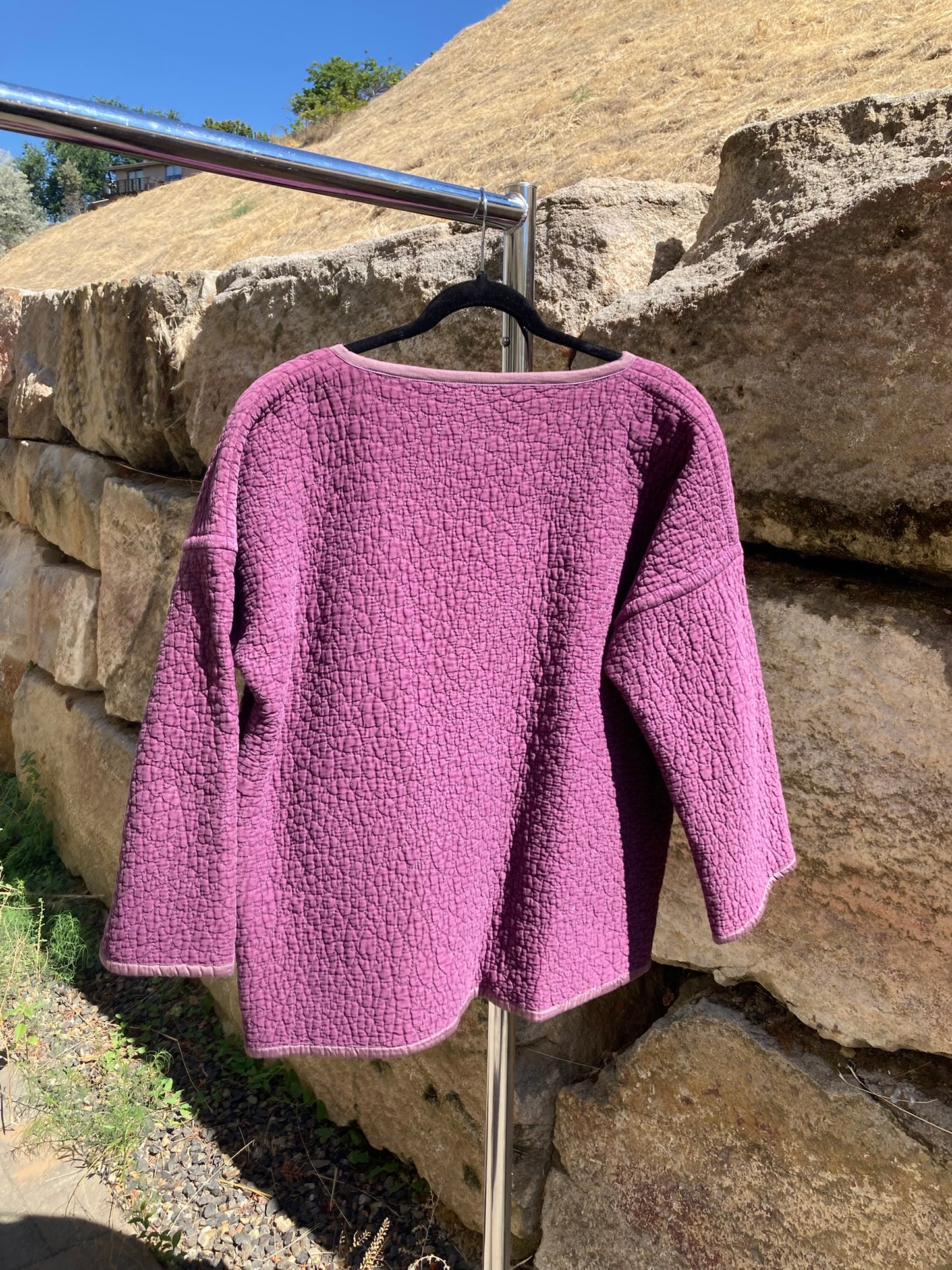 Purple Quilt Coat
