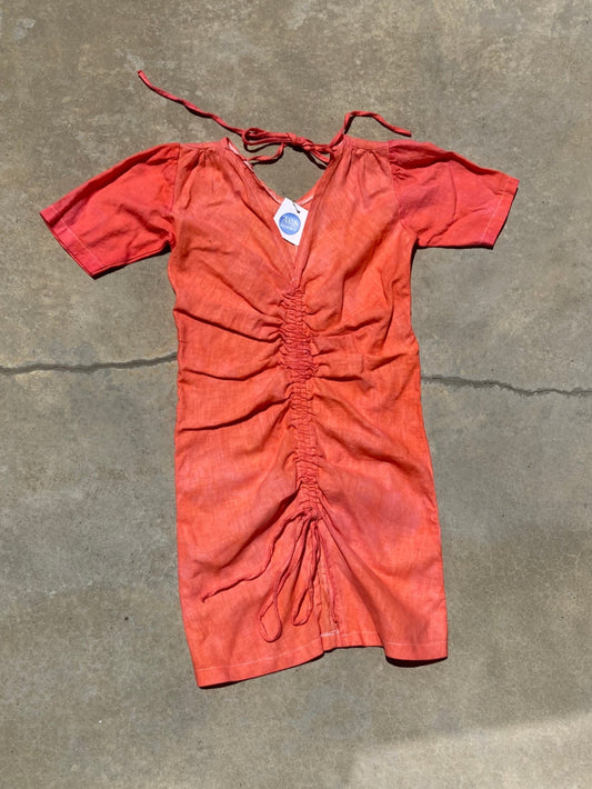 Blush Orange Dress- XS