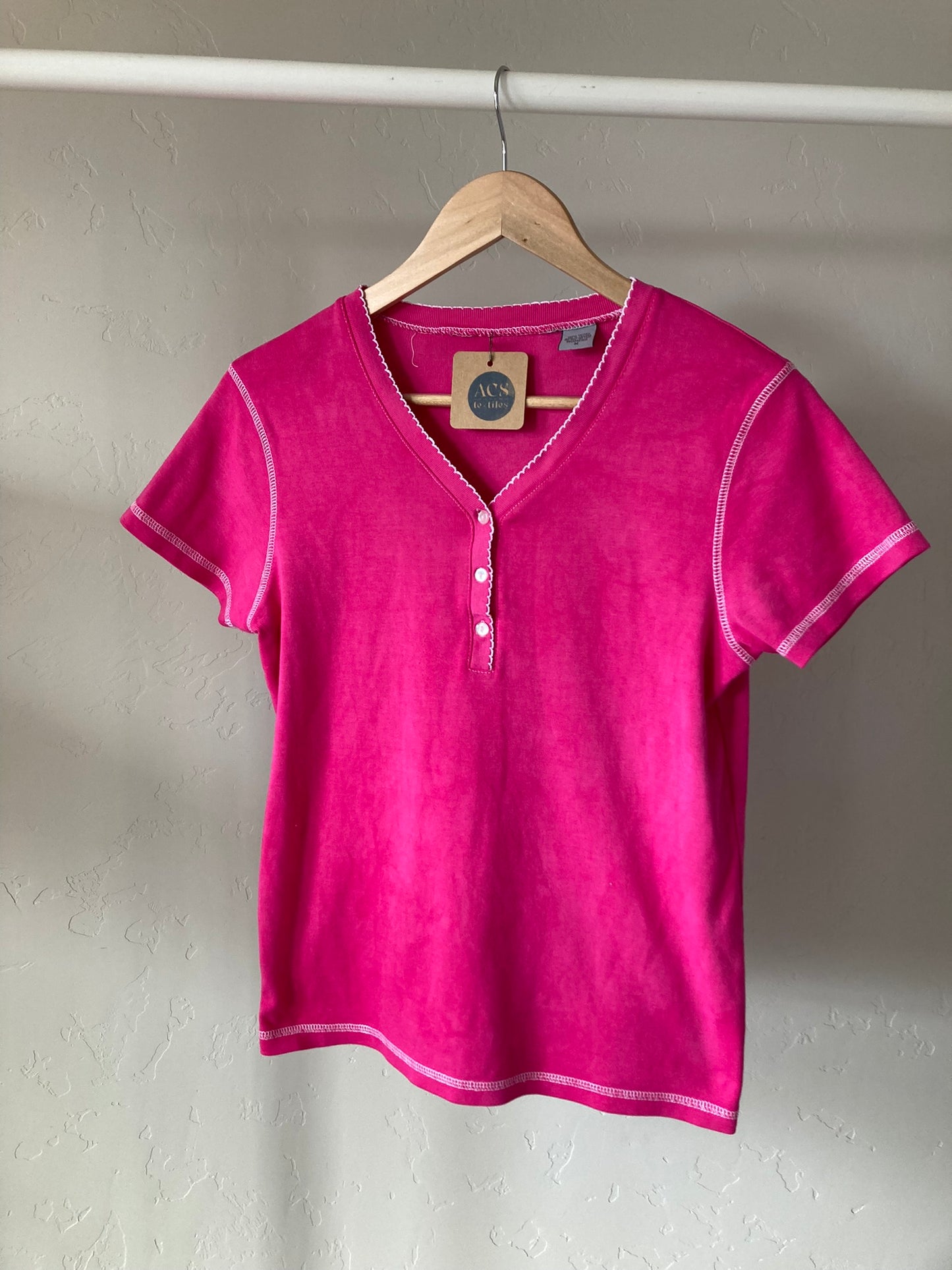 Pink Cotton Top- M